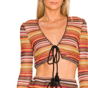 House of Harlow 1960 Striped Multi Top